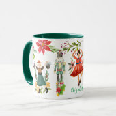 Mug Fête de Noël Le Casse-Noisette Ballet Vert (Devant gauche)