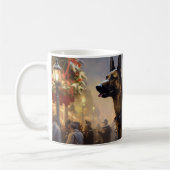 Mug Fête de Noël Malinois Belge (Gauche)