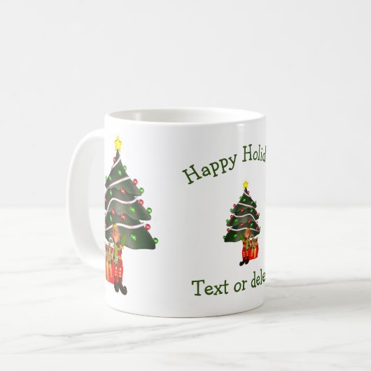 Mug Fête de Noël Personnalisée (Devant gauche)
