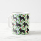 Mug Fête de Noël Sheepdog (Devant gauche)