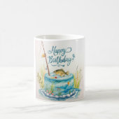Mug Fête de pêche à thème avec gâteau (Centre)