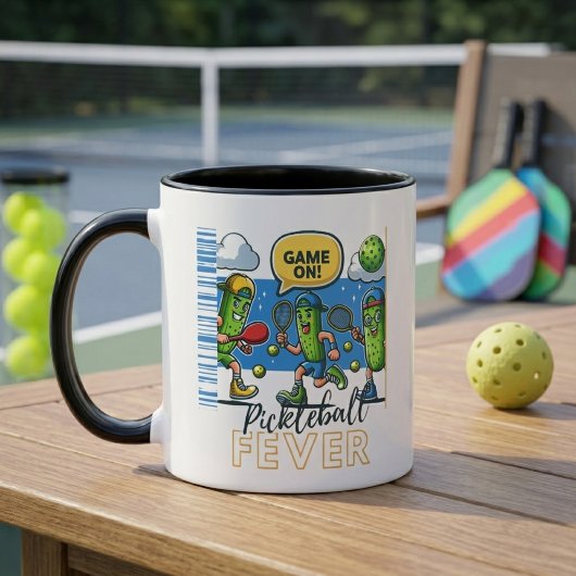 Mug Fête de Pickleball : Que le jeu commence ! Fièvre