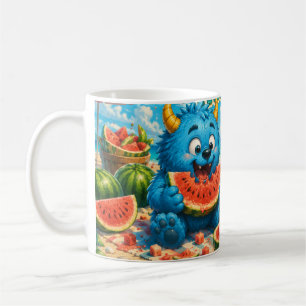 Mug Fête de plage monstre du paradis de la pastèque