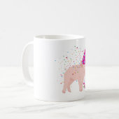 Mug Fête de porc - Animaux ayant une fête (Devant gauche)