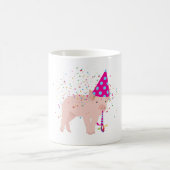 Mug Fête de porc - Animaux ayant une fête (Centre)