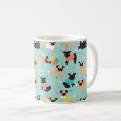 Mug Fête de Pug Birthday (Devant droit)