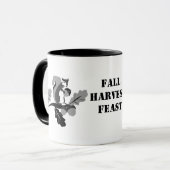 Mug Fête de récolte d'automne d'écureuil (Devant gauche)
