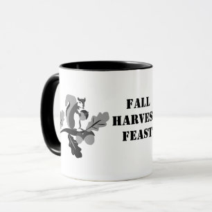 Mug Fête de récolte d'automne d'écureuil