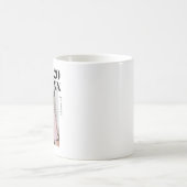 Mug Fête de remise de diplômes avec arche rose minimal (Centre)