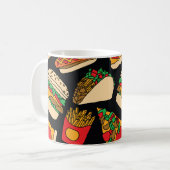 Mug Fête de Restauration Rapide : Isolement Motif Vint (Devant gauche)