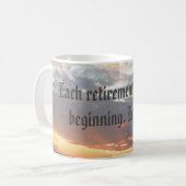 Mug fête de retraite clôture nouveau début (Devant gauche)