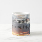 Mug fête de retraite clôture nouveau début (Centre)