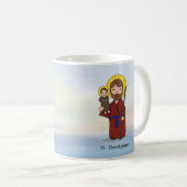 Mug Fête de Saint-Christophe Saint  (Devant droit)