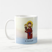 Mug Fête de Saint-Christophe Saint  (Gauche)