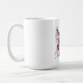 Mug **Fête de Skeleton Santa – Squelette de Noël 3D dr (Gauche)