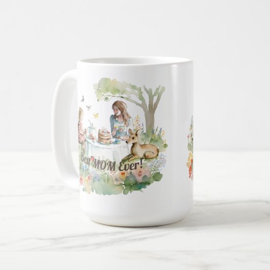 Mug Fête de thé mère fille (Devant gauche)