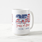 Mug Fête des 250 ans de l'Amérique (Devant droit)