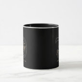 Mug Fête des 70 ans de Black Gold Moderne (Centre)