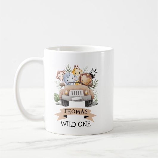 Mug Fête des animaux de la Jungle tropicale (Gauche)