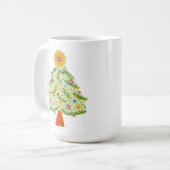 Mug Fête des arbres de Noël Whimsical Folk (Devant gauche)