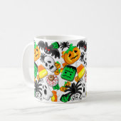 Mug Fête des Candies Éffrayantes d'Halloween (Devant gauche)