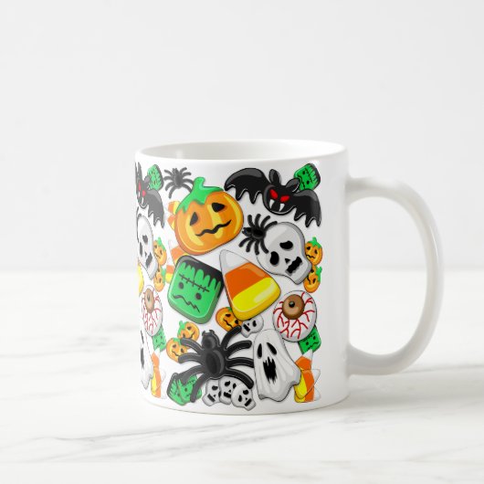 Mug Fête des Candies Éffrayantes d'Halloween (Droite)