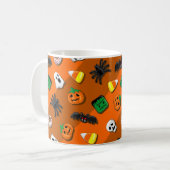 Mug Fête des Candies Éffrayantes d'Halloween (Devant gauche)