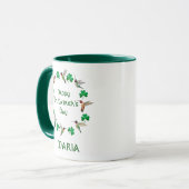 Mug Fête des colibris et des Shamrocks de la St. Patri (Devant gauche)