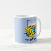 Mug Fête des Daffodiles de Saint-David (Devant droit)