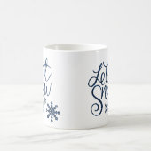 Mug Fête des fêtes de neige "Let it snow" (Centre)