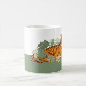 Mug Fête des garçons de tigres, jungle animale (Centre)