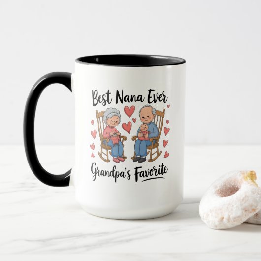 Mug Fête des grands-parents (Avec donut)