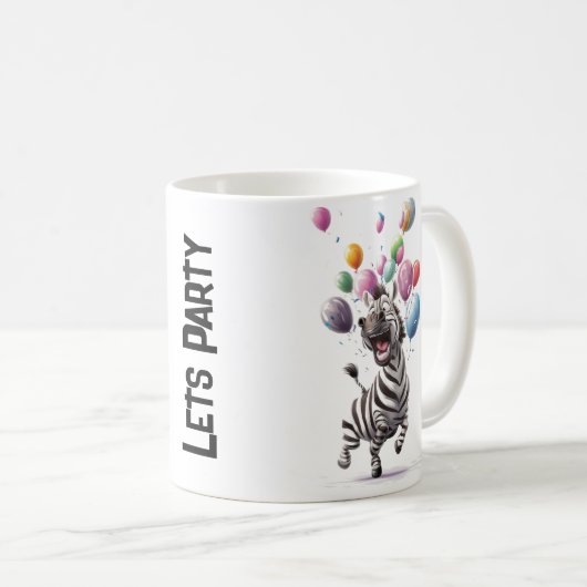 Mug Fête des Lets, Zebra (Devant droit)