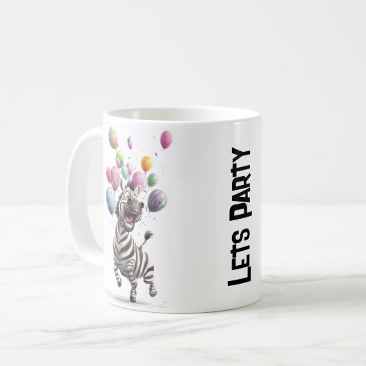 Mug Fête des Lets, Zebra (Devant gauche)