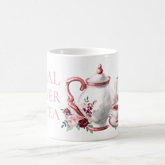Mug Fête des mariées Mariage florale ParTea Favoriser (Centre)