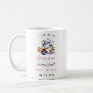 Mug Fête des mariées Tea Party Fleur sauvage rose