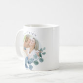 Mug Fête des mères 2 Photo Eucalyptus Feuille cadre ph (Devant gauche)