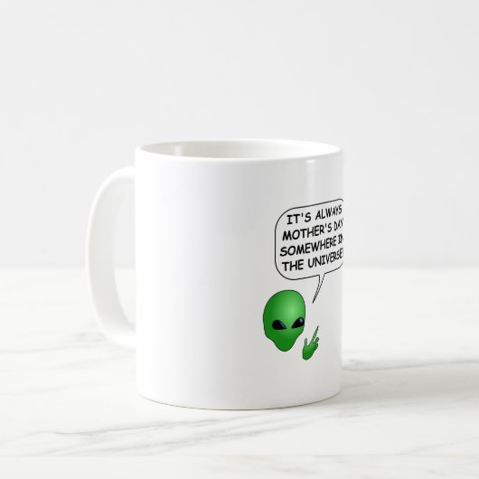 Mug Fête des mères Aliens (Devant gauche)