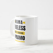 Mug Fête des mères amusante Dynamo multitâche infatiga (Devant gauche)