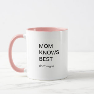 Mug Fête des Mères Amusante Moderne Best Mom