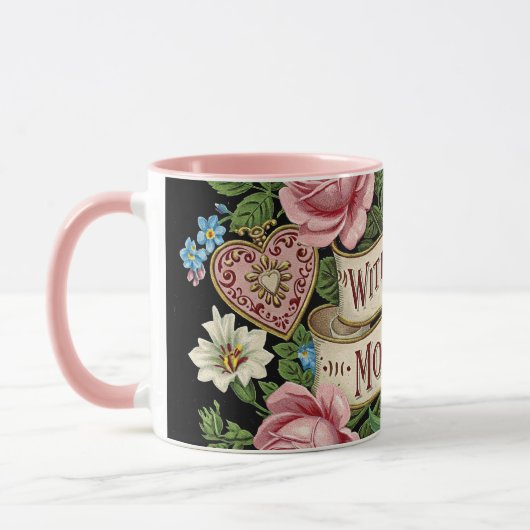 Mug Fête des mères avec amour (Gauche)
