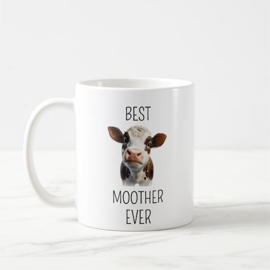 Mug Fête des mères Cadeau Maman Vache Lover (Gauche)