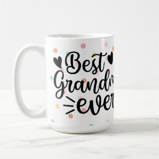 Mug Fête des mères Cadeau Meilleure grand-mère jamais