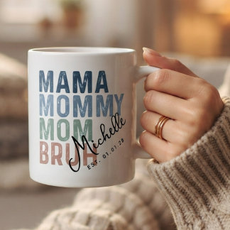 Mug Fête des mères | Cadeau personnalisé pour maman