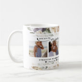 Mug Fête des mères | Collage photo Floral Three (Gauche)