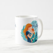 Mug Fête des mères contemporaines Mère et fille Cadeau (Devant droit)