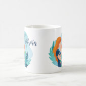 Mug Fête des mères contemporaines Mère et fille Cadeau (Centre)