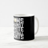 Mug Fête des mères contre les pantalons blancs de base (Devant droit)