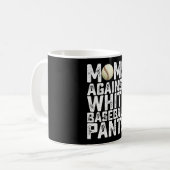 Mug Fête des mères contre les pantalons blancs de base (Devant gauche)