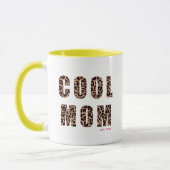 Mug Fête des mères Cool maman Empreinte de léopard Ann (Gauche)